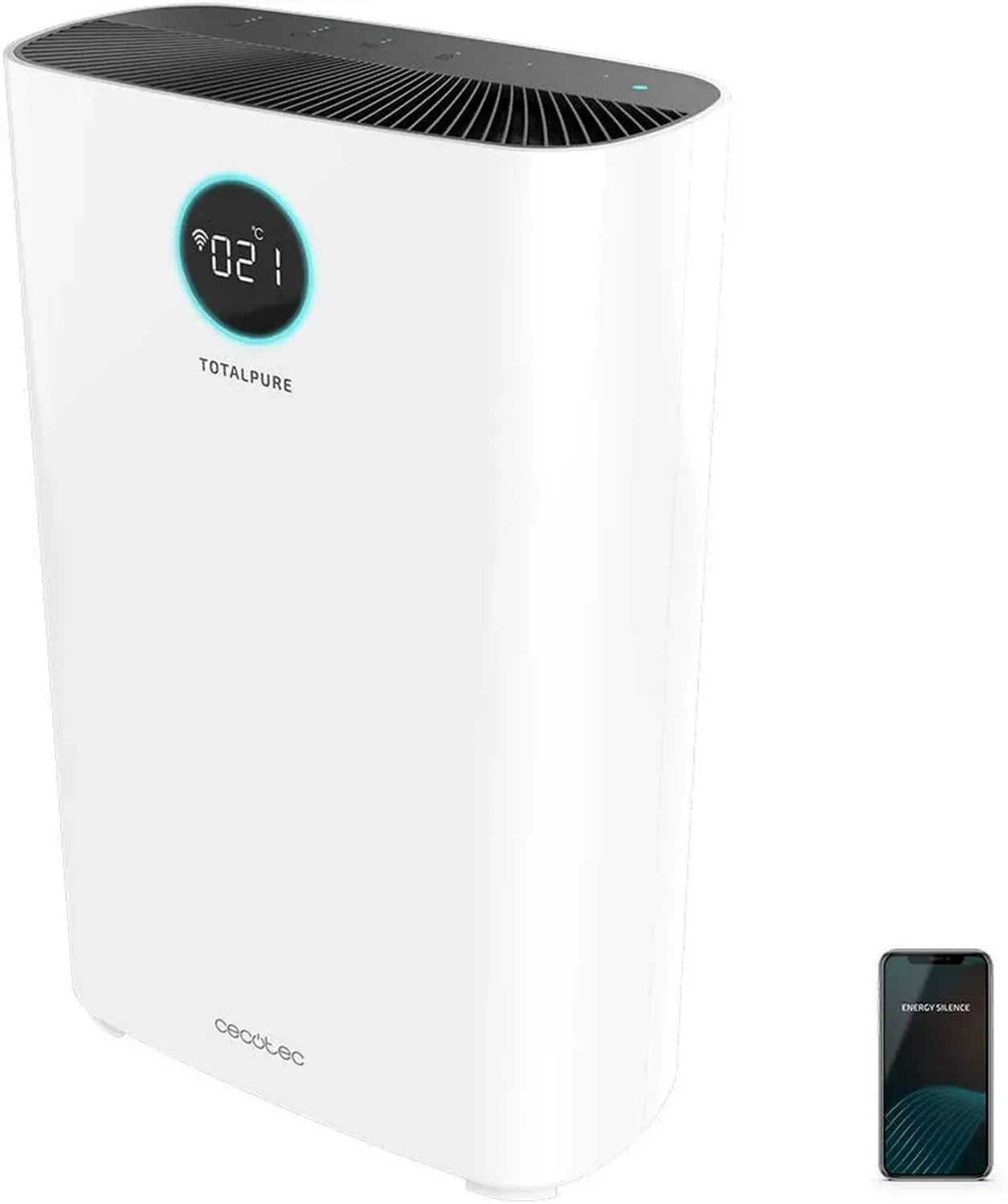 Purificateur d'air Intelligent Cecotec TotalPure 7500 avec Écran LED et Wi-Fi, 600 CADR, 200 m²