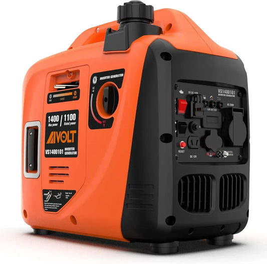 Générateur Inverter Portable 1400W AIVOLT - Silencieux et Léger, Prises AC/DC/USB, Réservoir 2,5L, Idéal pour Camping
