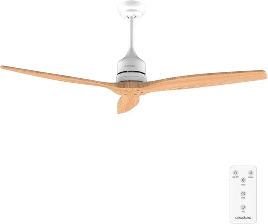 Ventilateur de Plafond Silencieux 132 cm avec Télécommande et Moteur DC Éco