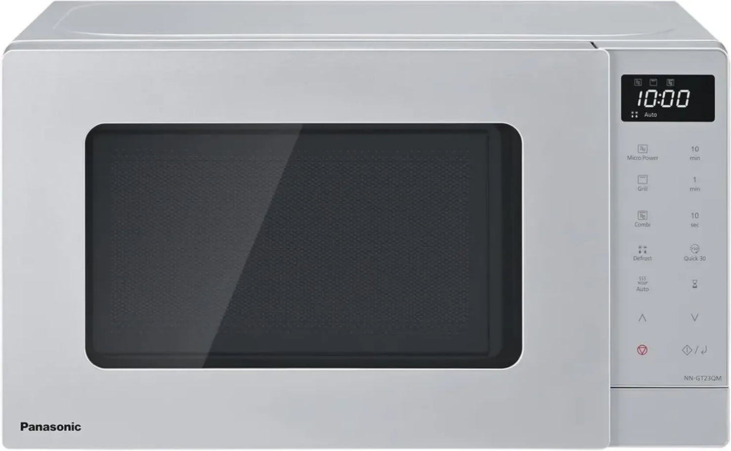 Four à micro-ondes Panasonic NN-GT23QMBPQ 800W - Argent, LED, Décongélation Auto