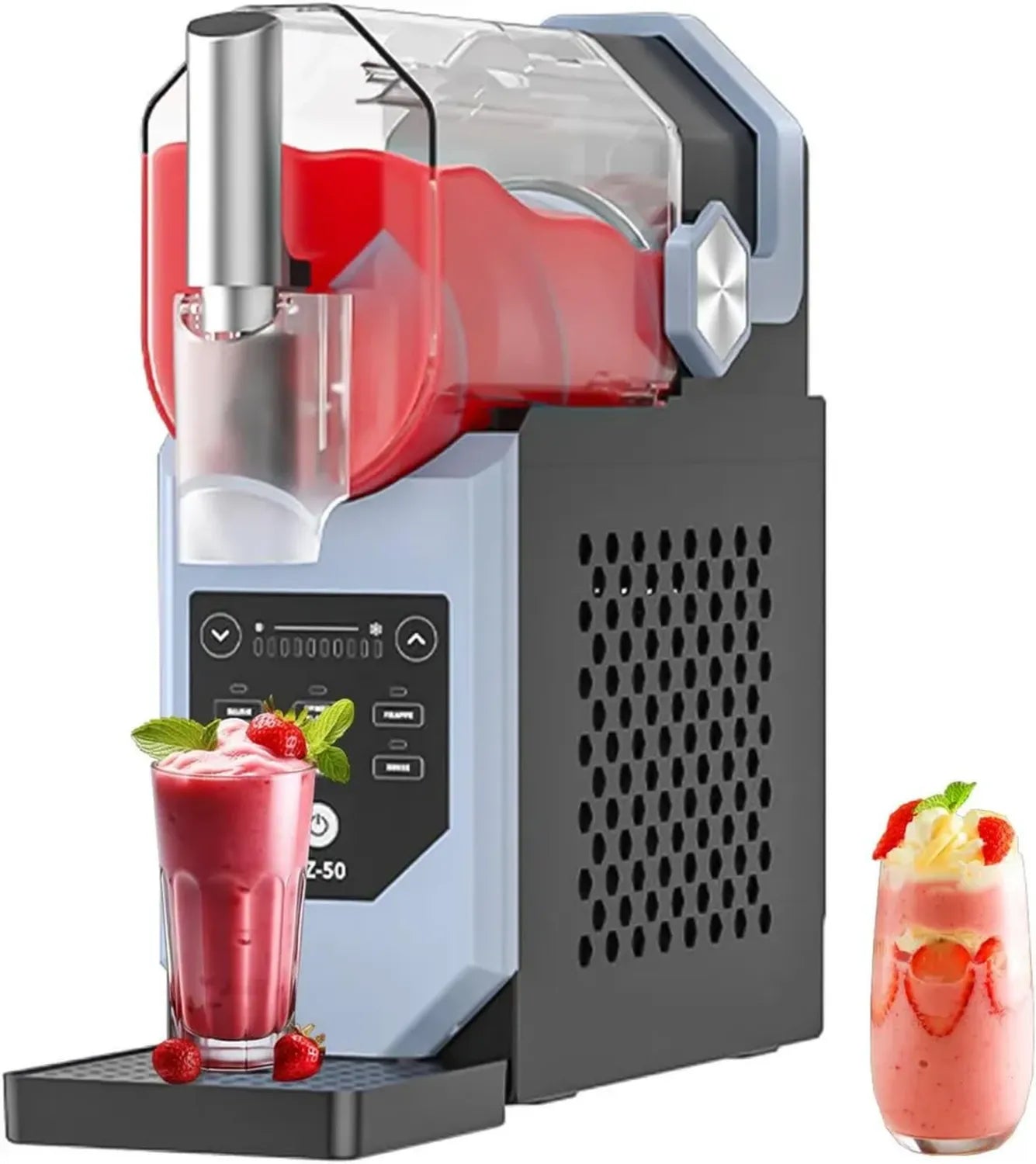 Blender Multifonction 2L pour Granités, Slush, Milkshake - 5 Programmes, Nettoyage Automatique, Sans Glaçons