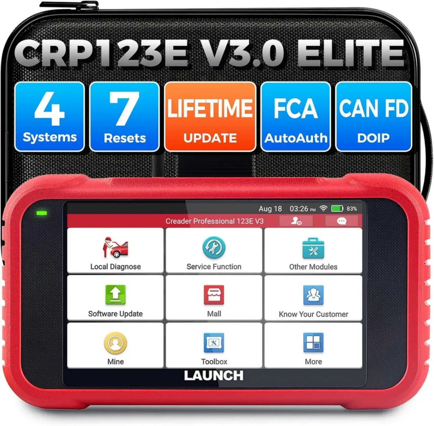 Scanner de Diagnostic Auto CRP123E OBD2 Professionnel