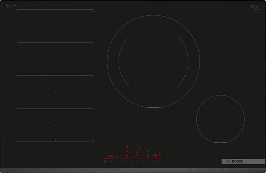 Plaque à Induction Bosch Série 6, 4 Zones, 60 cm, Noir