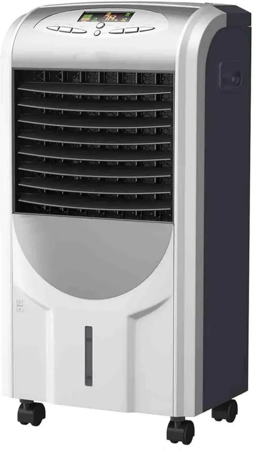 Climatiseur Mobile 5-en-1 GYMAX avec Chauffage, Refroidissement, Humidification, Purification et Ventilation, Télécommande, 3 Vitesses, Minuterie, 75W, Réservoir de 7L