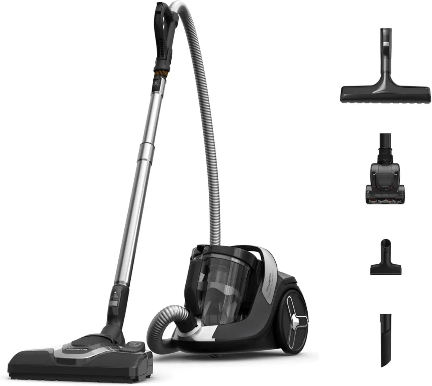 Aspirateur sans sac Rowenta, Écologique et Éco-conçu, Moteur Économique Silencieux, Filtration Haute Performance, Fabriqué en France, Green Force Cyclonic