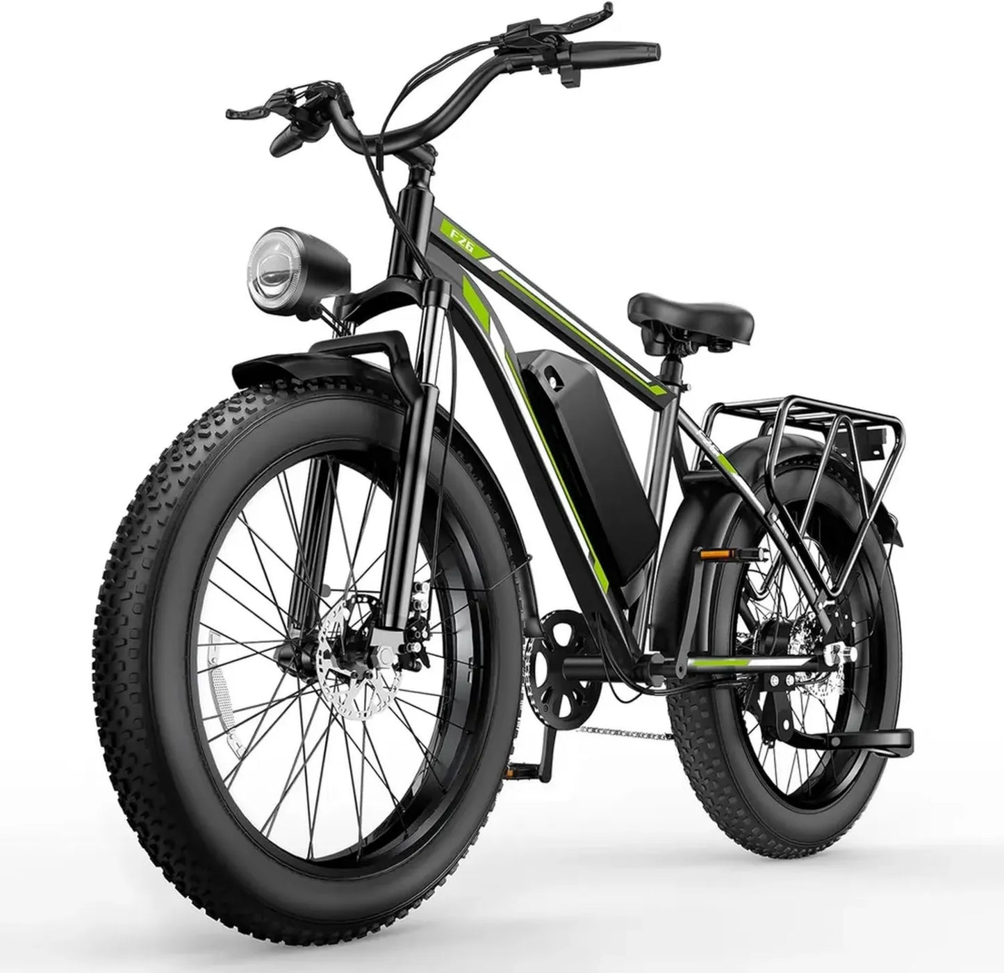 Vélo Électrique Adulte 20/26', Batterie 48V Amovible, Jusqu'à 120 km d'Autonomie, Étanche IP65